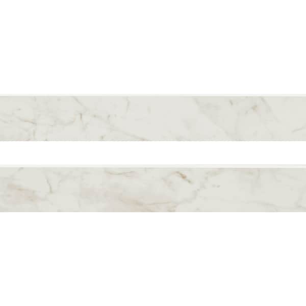 Msi Kaya Carrara Bianco 3in X 24in Polished Bullnose Wall Tile, 10PK ZOR-PT-TR-0260 - main
